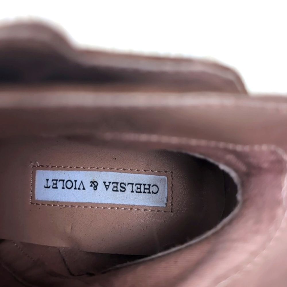 Chelsea And Violet Miley Boots Size 8.5 Chocolate Suede🤎 - Picture 11 of 14